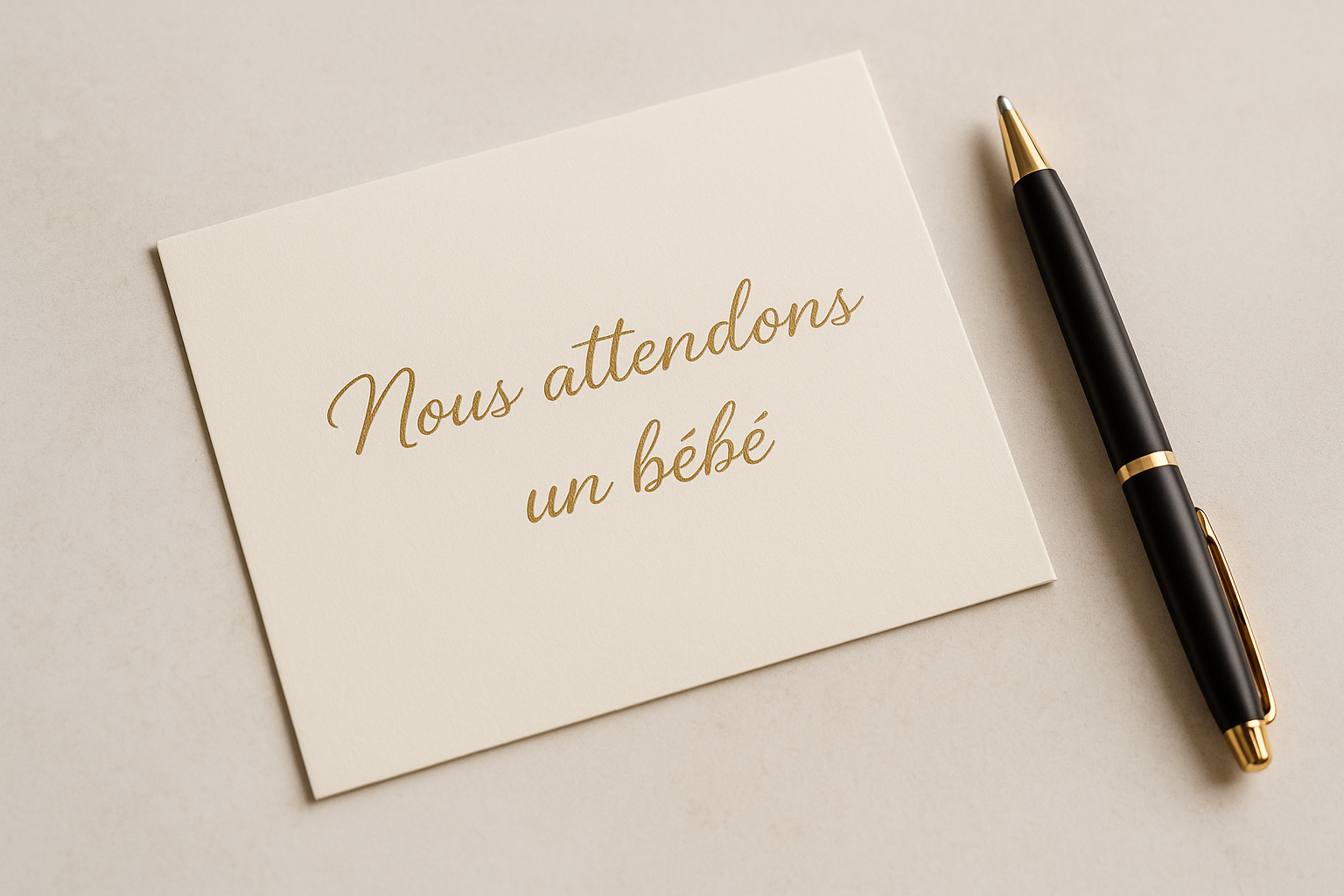 Annonce de grossesse