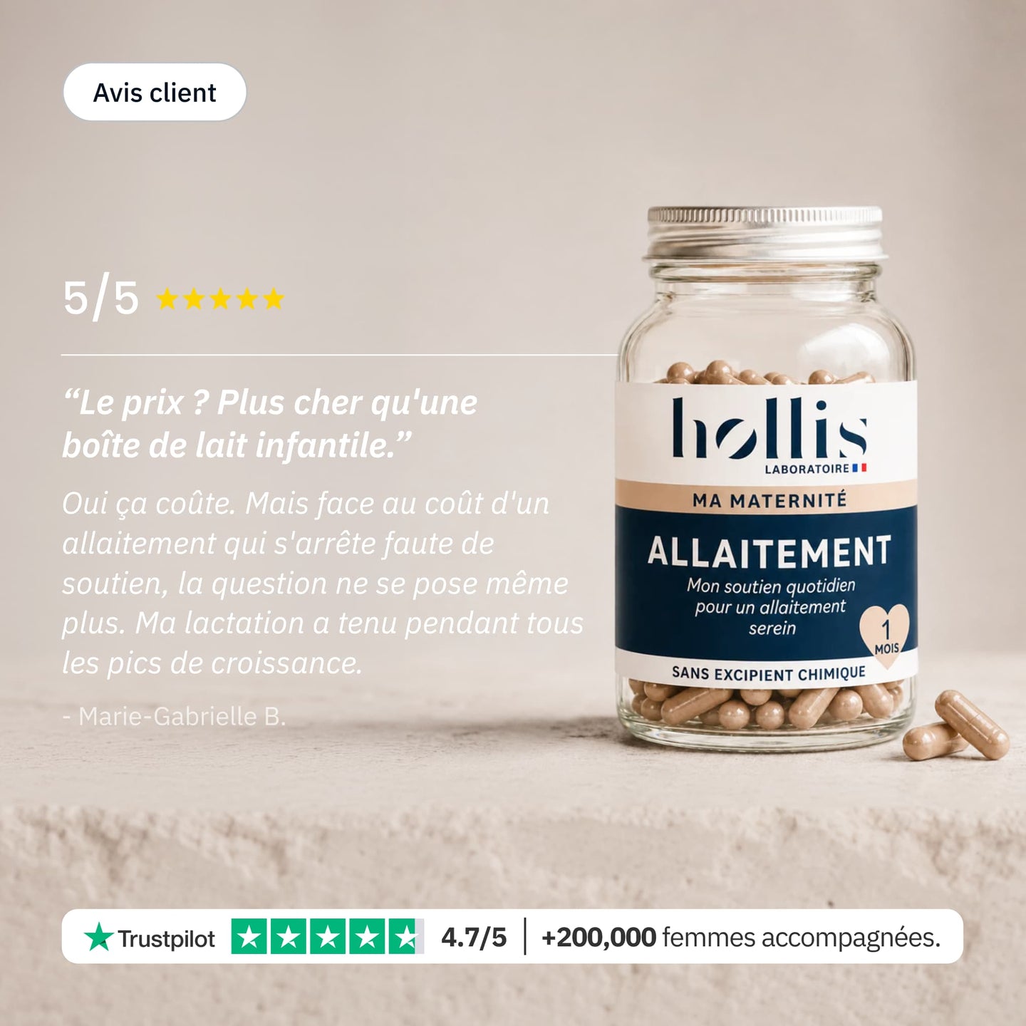 Allaitement - Avis - Hollis