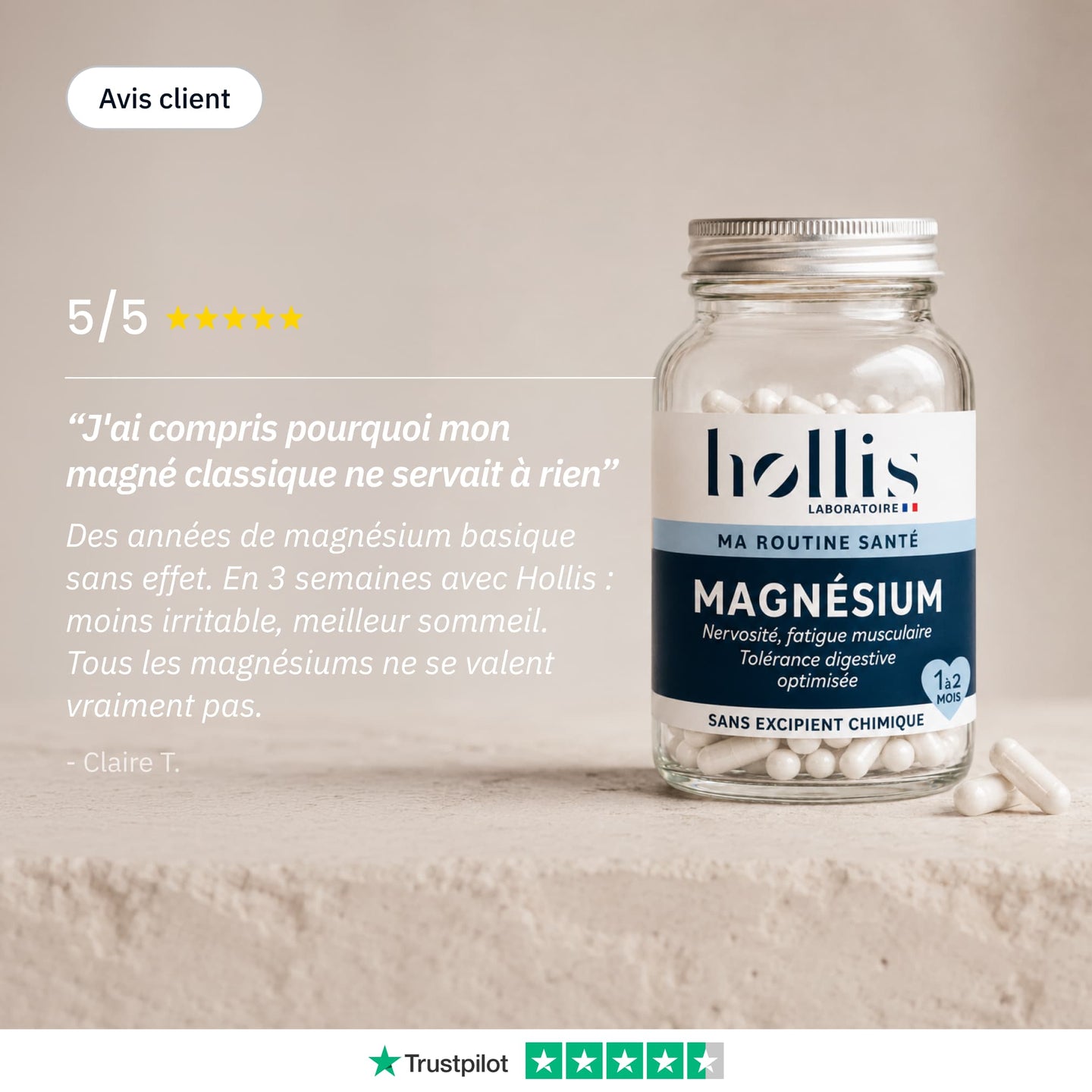Magnésium - Avis - Hollis