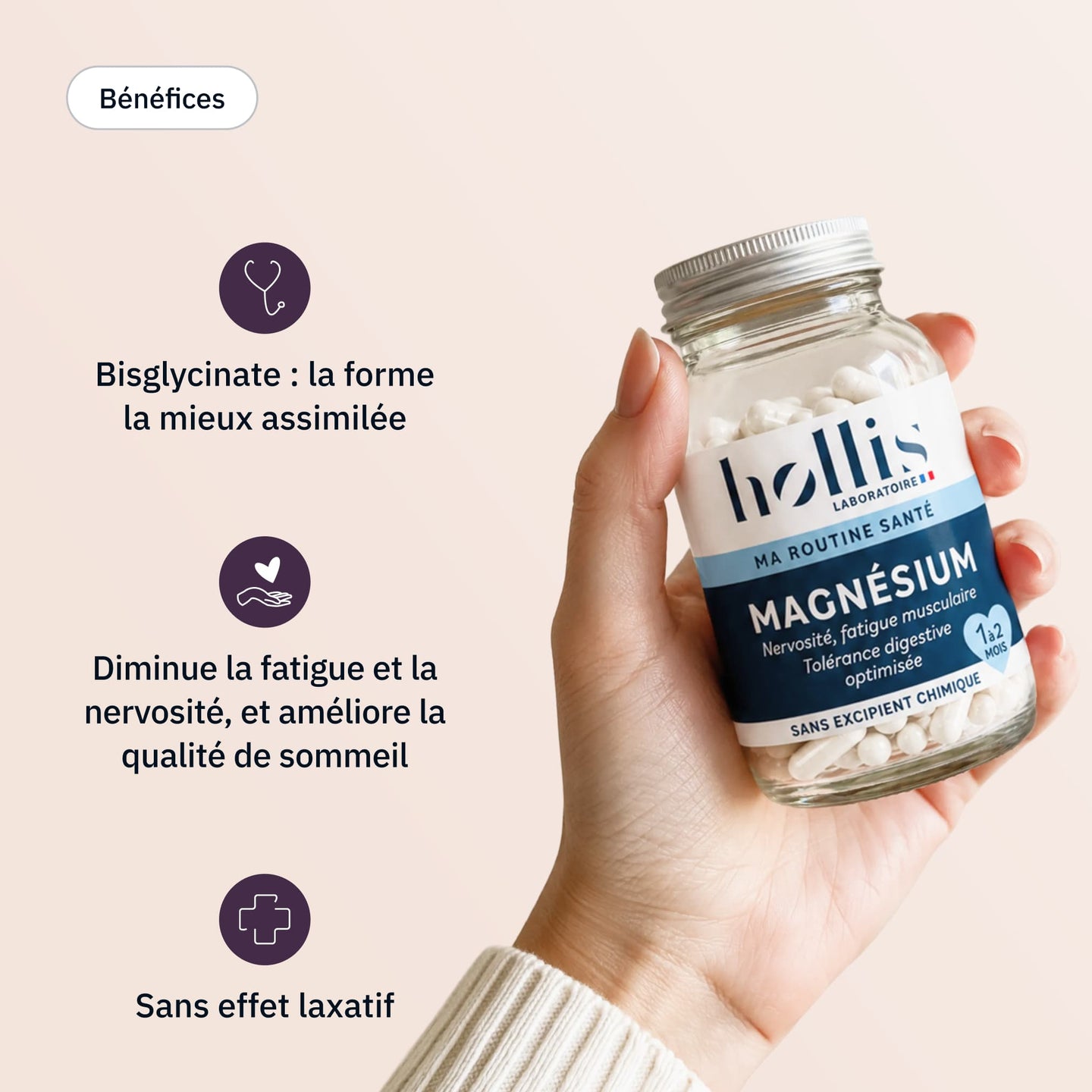 Magnésium - Bénéfices - Hollis