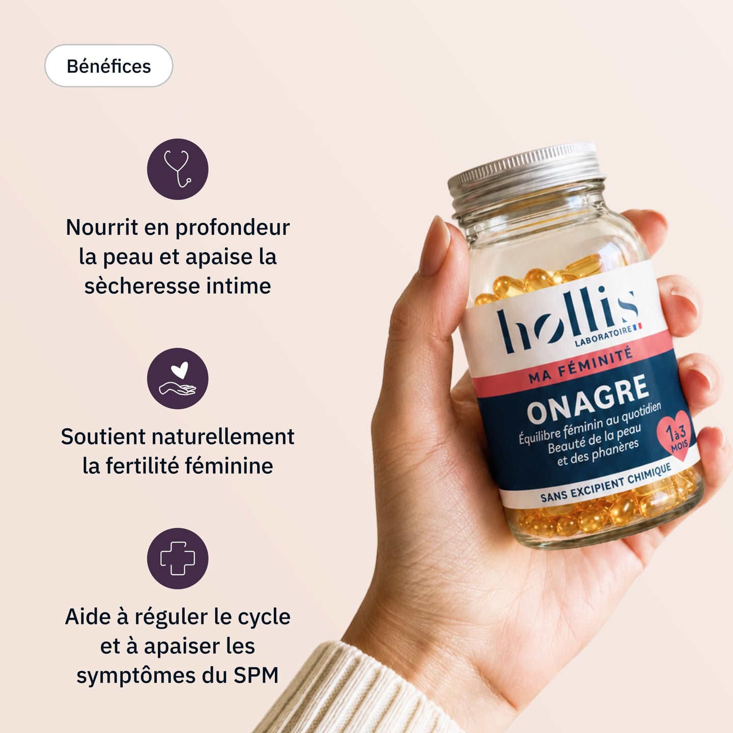 Onagre - Bénéfices - Hollis