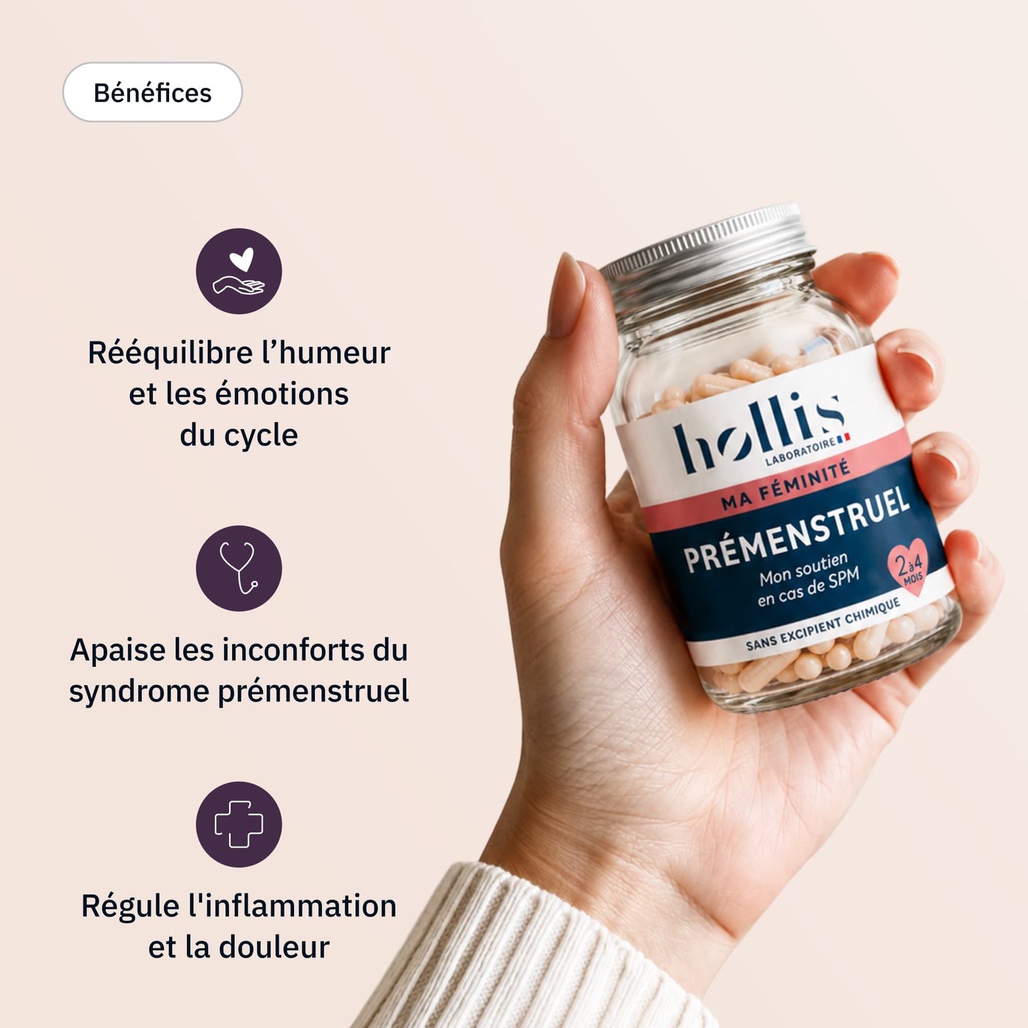 Prémenstruel - Bénéfices - Hollis
