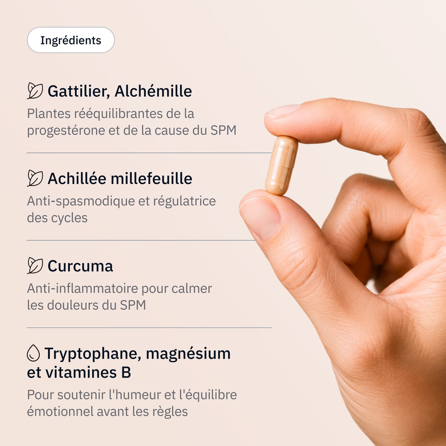 Prémenstruel - Ingrédients - Hollis