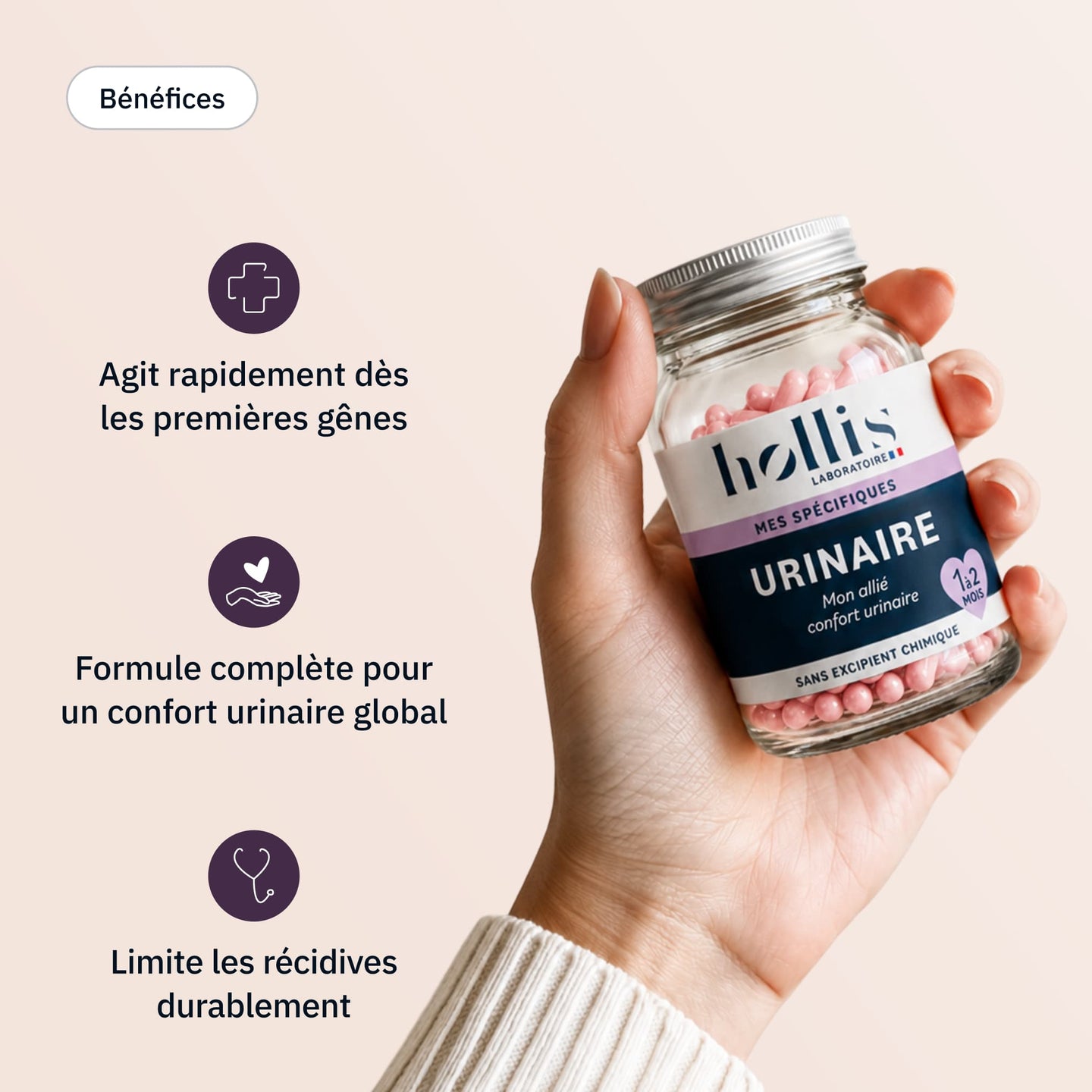 Urinaire - Bénéfices - Hollis
